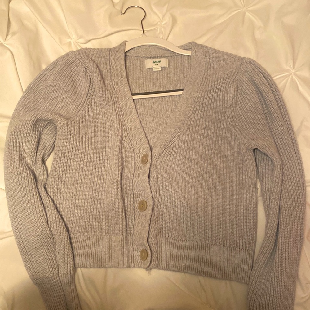 Aerie Puffed Sleeve Sweater